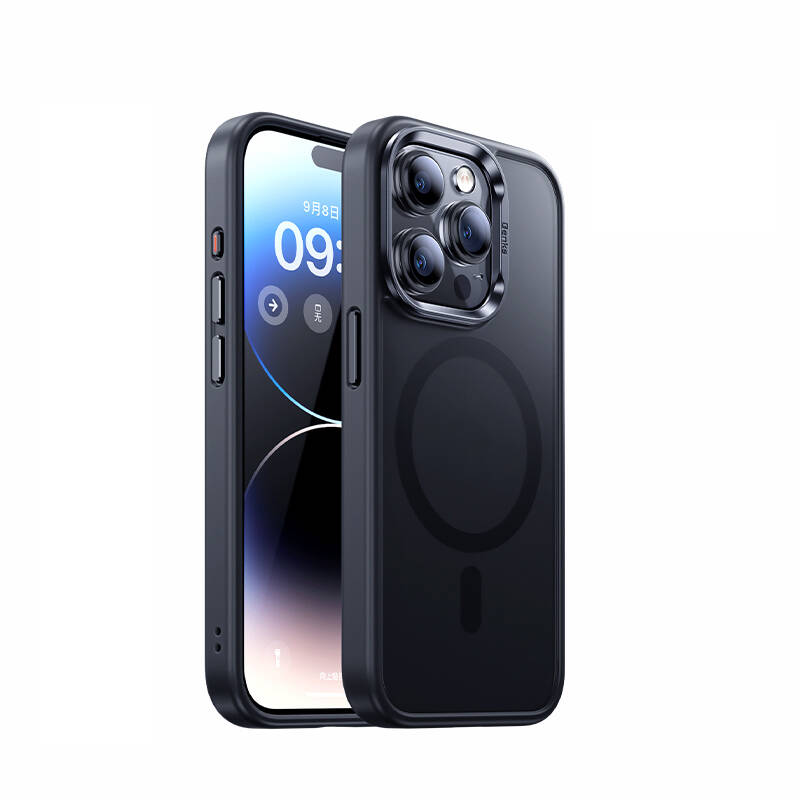 Apple iPhone 15 Pro Max Kılıf M-safe Şarj Özellikli Benks Mist Protective Kapak - Görsel 2