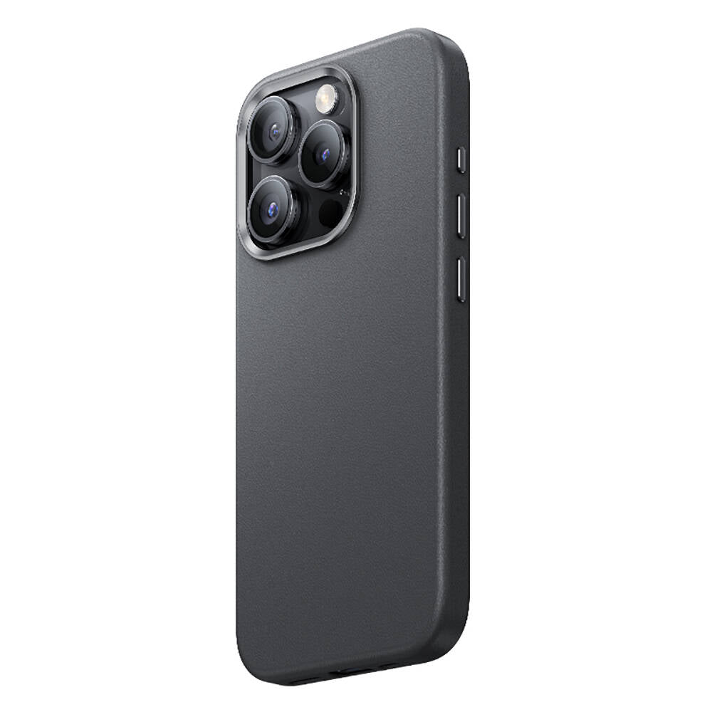 Apple iPhone 15 Pro Max Kılıf M-safe Şarj Özellikli Benks Vintage Leather Kapak - Görsel 3