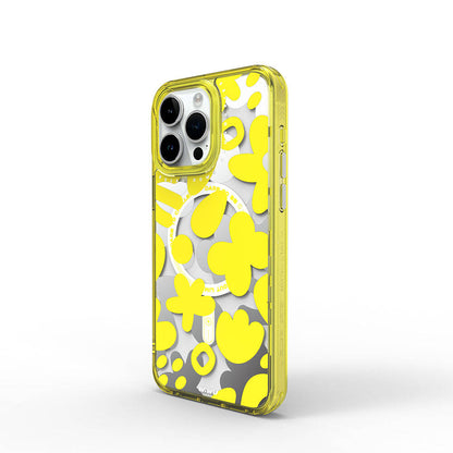 Apple iPhone 15 Pro Max Kılıf M-safe Şarj Özellikli Boya Desenli Wiwu Fluorescent G Serisi Kapak - Görsel 3
