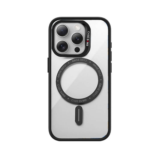 Apple iPhone 15 Pro Max Kılıf M-safe Şarj Özellikli Casebang Body Frame Kapak