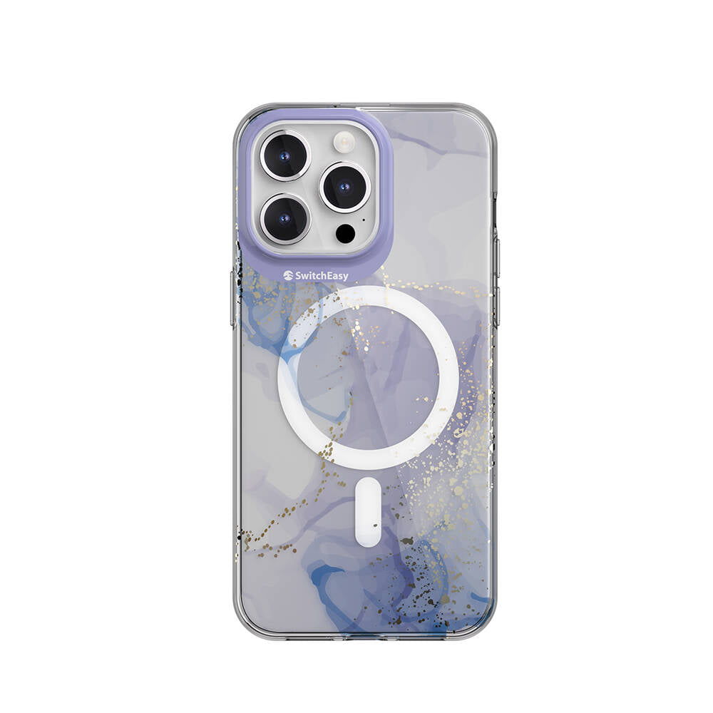 Apple iPhone 15 Pro Max Kılıf M-safe Şarj Özellikli Çift IMD Baskılı Lisanslı Switcheasy Artist-M Veil Kapak - Görsel 2