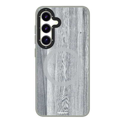 Galaxy S24 Kılıf M-safe Şarj Özellikli Sararmaya Dayanıklı Youngkit Wood Forest Serisi Kapak - Görsel 2