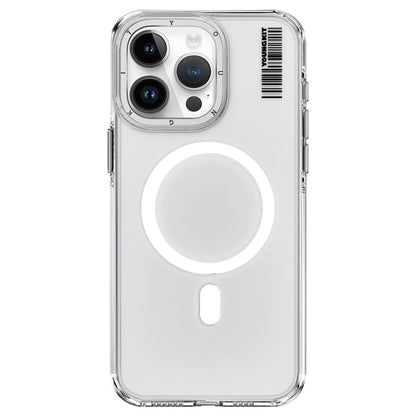 Apple iPhone 15 Pro Max Kılıf M-safe Şarj Özellikli Şeffaf Youngkit Crystal Shield Serisi Kapak