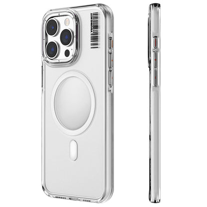 Apple iPhone 15 Pro Max Kılıf M-safe Şarj Özellikli Şeffaf Youngkit Crystal Shield Serisi Kapak - Görsel 2