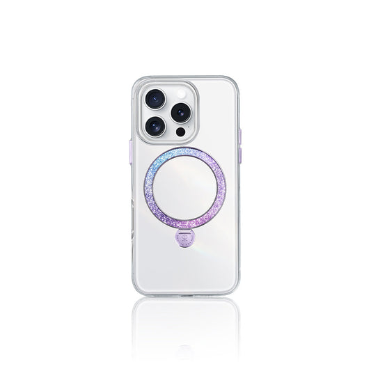 Apple iPhone 15 Pro Max Kılıf M-safe Şarj Özellikli Standlı Pynana Dancing Streamer Serisi Kapak