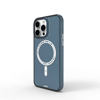 Apple iPhone 15 Pro Max Kılıf M-safe Şarj Özellikli Wiwu Basic Color J Serisi Kapak