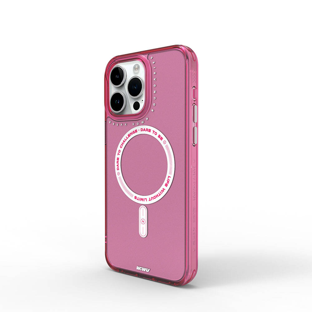 Apple iPhone 15 Pro Max Kılıf M-safe Şarj Özellikli Wiwu Basic Color J Serisi Kapak - Görsel 5