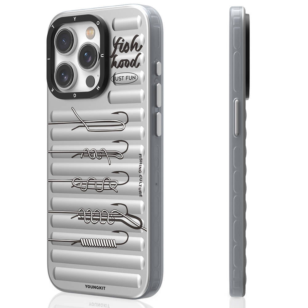 Apple iPhone 15 Pro Max Kılıf M-safe Şarj Özellikli Youngkit Fishing Serisi Kapak - Görsel 2