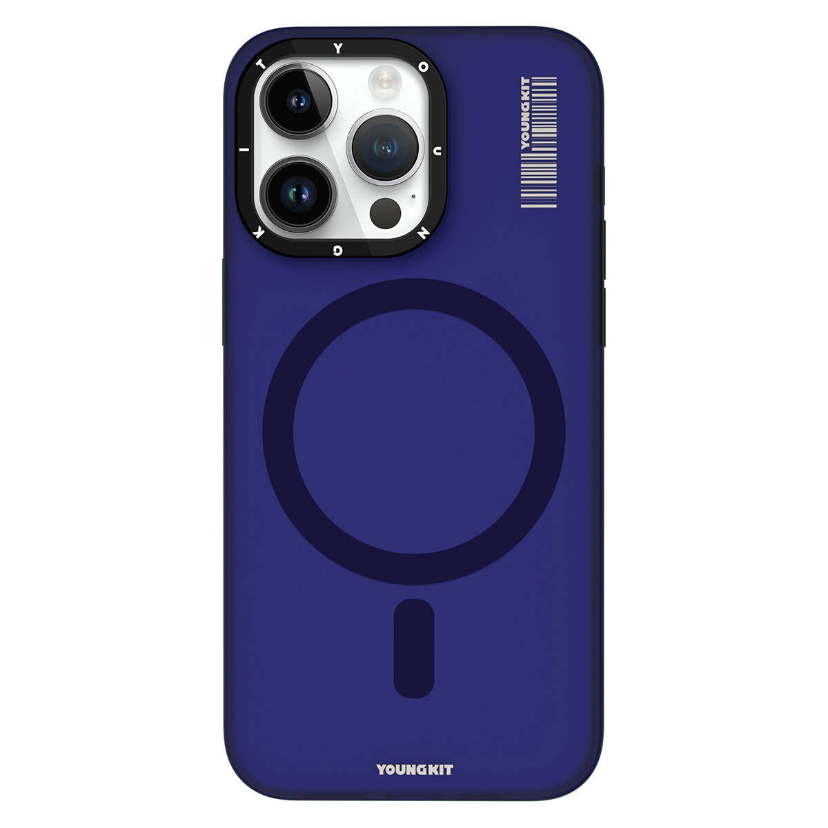 Apple iPhone 15 Pro Max Kılıf M-safe Şarj Özellikli Youngkit Hidden Sand Serisi Kapak - Görsel 2