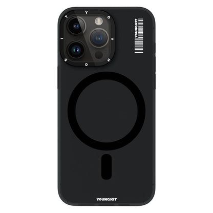 Apple iPhone 15 Pro Max Kılıf M-safe Şarj Özellikli Youngkit Hidden Sand Serisi Kapak - Görsel 4