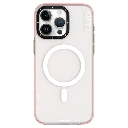 Apple iPhone 15 Pro Max Kılıf M-safe Şarj Özellikli Youngkit Jiansha Serisi Kapak