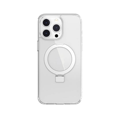 Apple iPhone 15 Pro Max Kılıf M-safe Şarj Özellikli Yüzük Standlı Lisanslı Switcheasy Magstand-M Kapak - Görsel 3