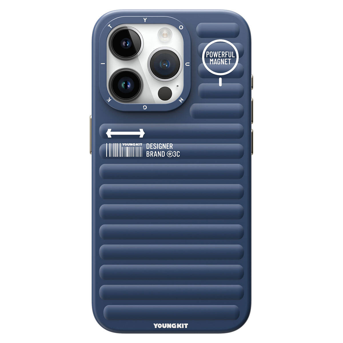 Apple iPhone 15 Pro Max Kılıf Mat Renkli Tasarım YoungKit Original Serisi Kapak - Görsel 5