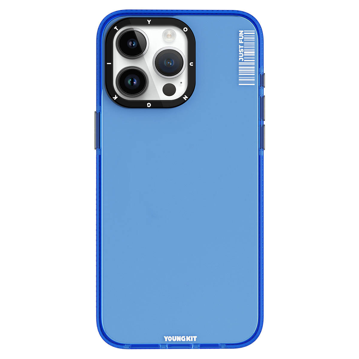 Apple iPhone 15 Pro Max Kılıf Pürüzsüz Düz Arka Yüzey YoungKit Crystal Color Serisi Kapak - Görsel 2