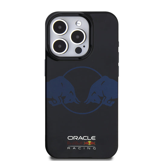 Apple iPhone 15 Pro Max Kılıf Redbull Orjinal Lisanslı M-safe Şarj Özellikli IML Çift Boğa Baskılı Sert PC Kapak