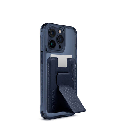 Apple iPhone 15 Pro Max Kılıf SkinArma Şeffaf M-safe Şarj Özellikli Kado Kartlıklı Saido Kapak
