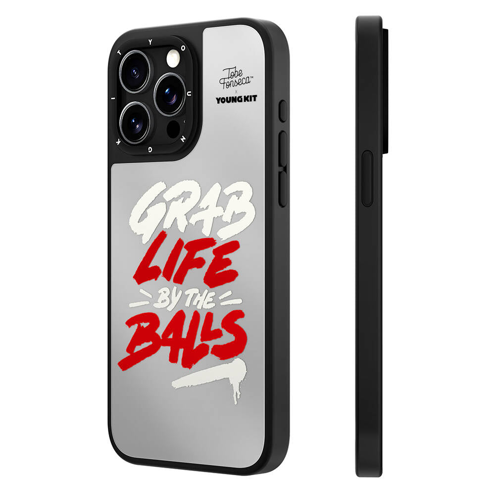 Apple iPhone 15 Pro Max Kılıf Tobias Fonseca Tasarımlı Youngkit Mirror Kapak - Görsel 3