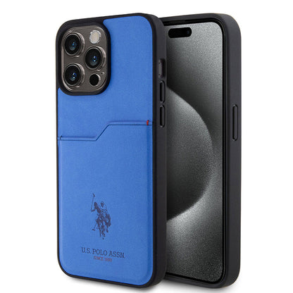 Apple iPhone 15 Pro Max Kılıf U.S. Polo Assn. Orjinal Lisanslı Baskı Logolu PU Kartlıklı Kapak - Görsel 5