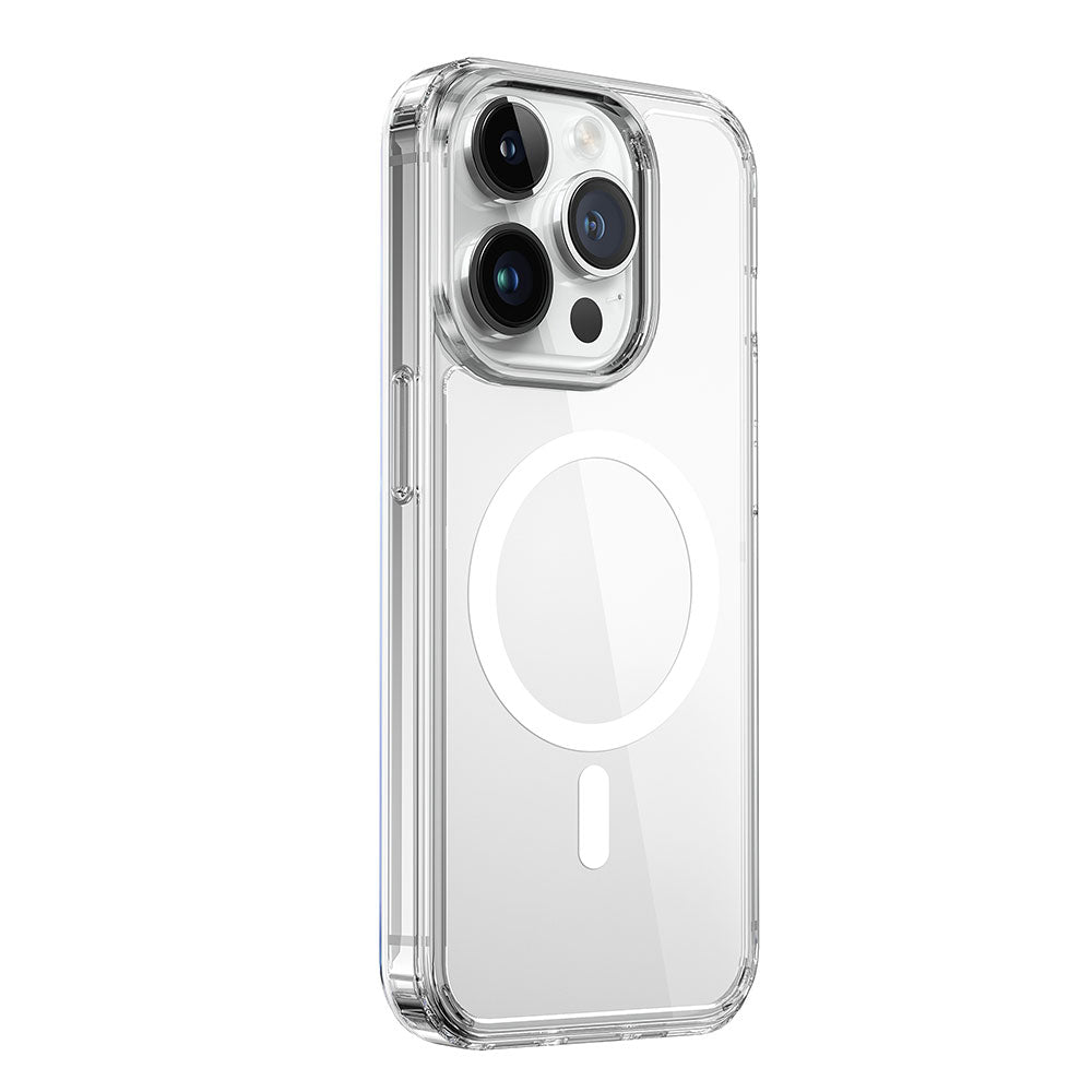 Apple iPhone 15 Pro Max Kılıf Wiwu MCC-101 Magnetic Crystal Sert PC Kapak - Görsel 3