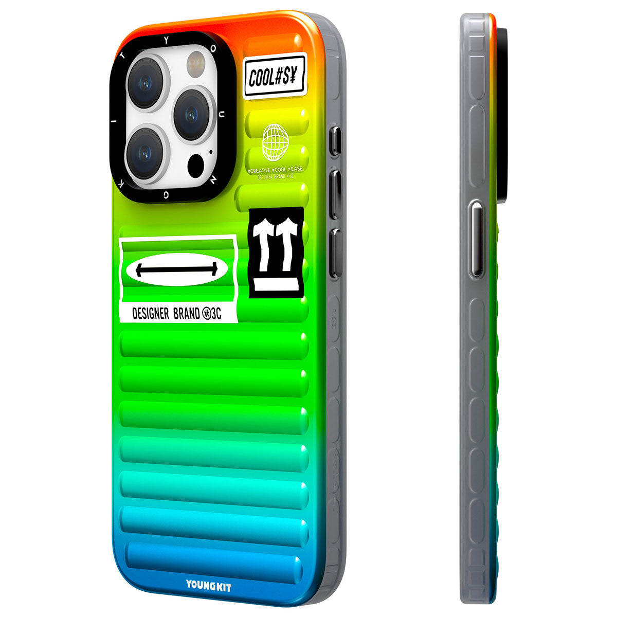 Apple iPhone 15 Pro Max Kılıf YoungKit The Secret Color Serisi Kapak - Görsel 2
