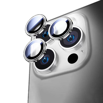 Apple iPhone 15 Pro Max Wiwu Lens Guard Metal Kamera Lens Koruyucu - Görsel 4