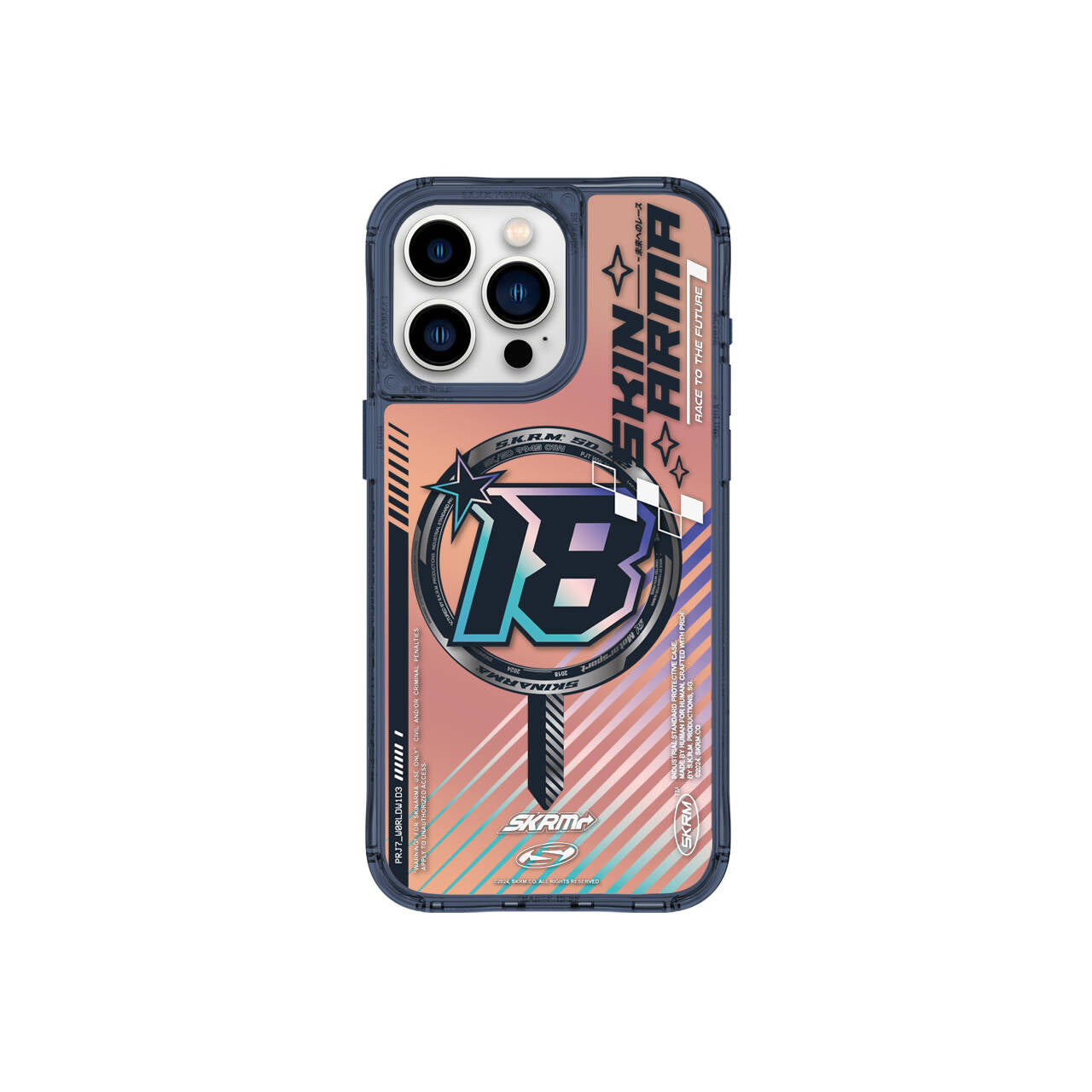 Apple iPhone 15 Pro SkinArma M-safe Şarj Özellikli Sticker Yapıştırmalı Drift Kapak - Görsel 2