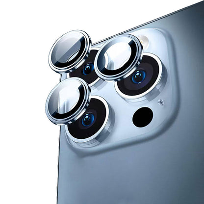 Apple iPhone 15 Pro Wiwu Lens Guard Metal Kamera Lens Koruyucu - Görsel 2