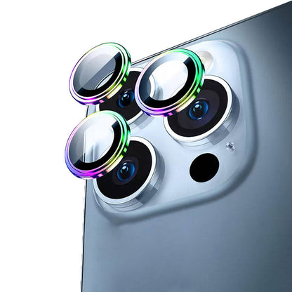 Apple iPhone 15 Pro Wiwu Lens Guard Metal Kamera Lens Koruyucu - Görsel 4