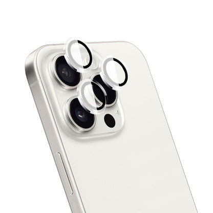 Apple iPhone 15 Pro Wiwu LG-007 Lens Guard Oleofobik Anti Reflective Kamera Lens Koruyucu + Kolay Uygulama Aparatlı - Görsel 2