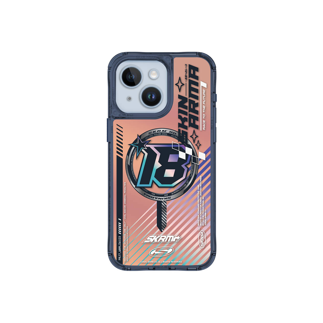 Apple iPhone 15 SkinArma M-safe Şarj Özellikli Sticker Yapıştırmalı Drift Kapak - Görsel 2