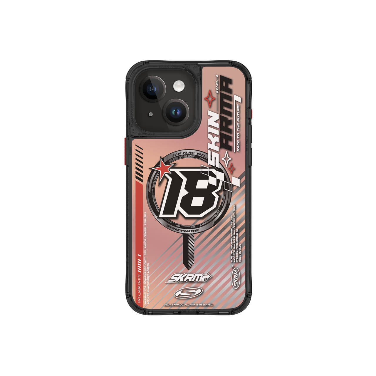 Apple iPhone 15 SkinArma M-safe Şarj Özellikli Sticker Yapıştırmalı Drift Kapak - Görsel 3