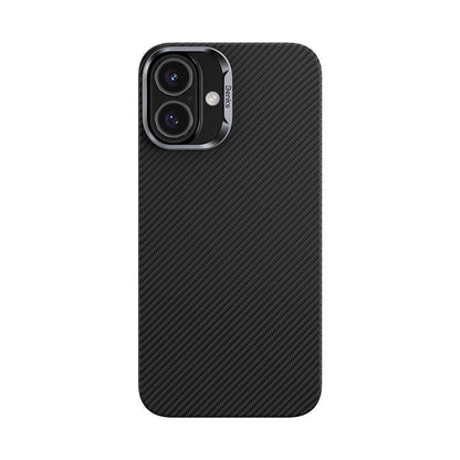 Apple iPhone 16 Kılıf Benks M-safe Şarj Özellikli Magnetik ArmorAir 600D Kevlar Fiber Kapak