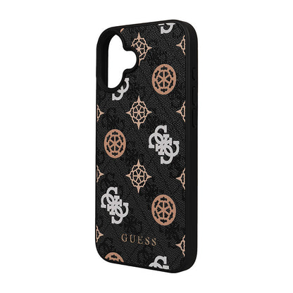 Apple iPhone 16 Kılıf Guess Orjinal Lisanslı M-safe Şarj Özellikli 4G Desenli Yazı Logolu Peony Kapak - Görsel 2
