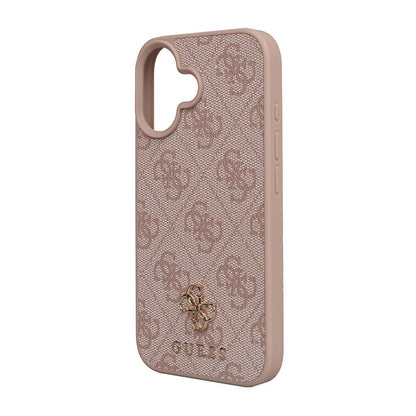 Apple iPhone 16 Kılıf Guess Orjinal Lisanslı M-safe Şarj Özellikli Small 4G Classic Kapak - Görsel 2