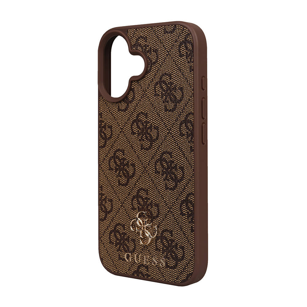 Apple iPhone 16 Kılıf Guess Orjinal Lisanslı M-safe Şarj Özellikli Small 4G Classic Kapak - Görsel 3