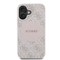 Apple iPhone 16 Kılıf Guess Orjinal Lisanslı M-safe Şarj Özellikli Yazı Logolu Circle Classic Kapak