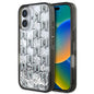 Apple iPhone 16 Kılıf Karl Lagerfeld Orjinal Lisanslı Simli KL Yazılı Monogram Gradient Kapak