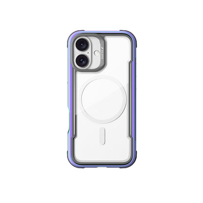 Apple iPhone 16 Kılıf M-safe Şarj Özellikli Airbagli Raptic Shield Serisi Şeffaf Arka Yüzey Kapak - Görsel 3