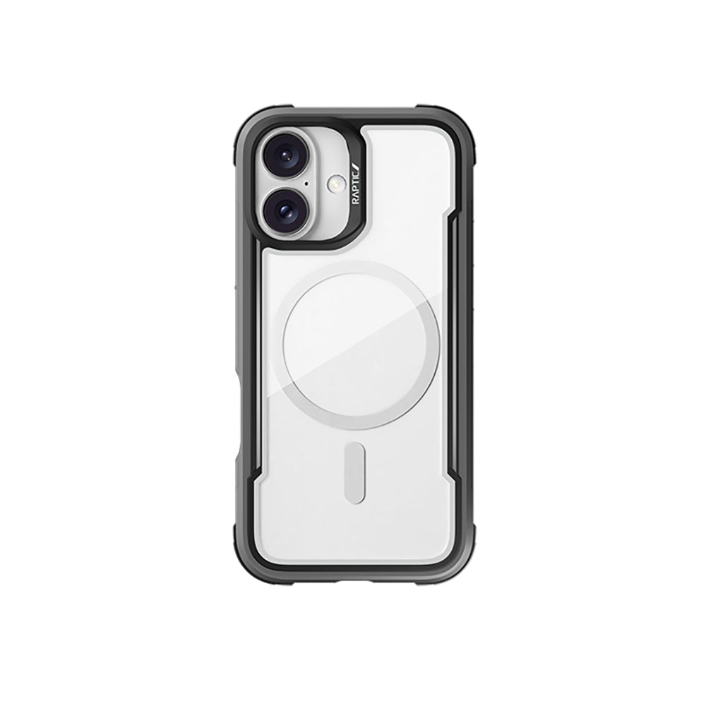Apple iPhone 16 Kılıf M-safe Şarj Özellikli Airbagli Raptic Shield Serisi Şeffaf Arka Yüzey Kapak - Görsel 2