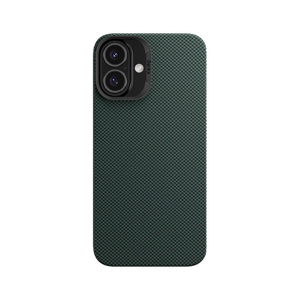 Apple iPhone 16 Kılıf M-safe Şarj Özellikli Benks ArmorTint Serisi ArmorAir Kevlar Kapak - Görsel 3