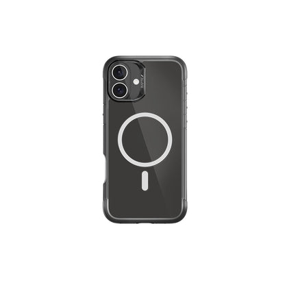 Apple iPhone 16 Kılıf M-safe Şarj Özellikli Raptic Air Serisi Airbag Tasarımlı Metal Köşelikli Şeffaf Kapak - Görsel 3