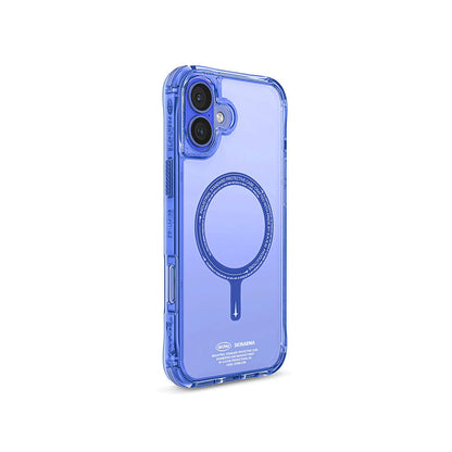 Apple iPhone 16 Kılıf M-safe Şarj Özellikli Şeffaf Airbag Tasarımlı Skinarma Saido Kapak - Görsel 2