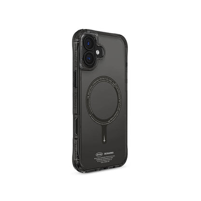Apple iPhone 16 Kılıf M-safe Şarj Özellikli Şeffaf Airbag Tasarımlı Skinarma Saido Kapak - Görsel 5
