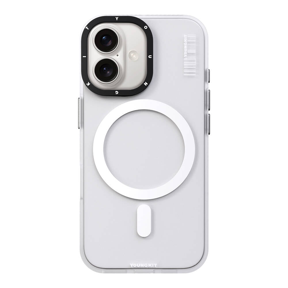 Apple iPhone 16 Kılıf M-safe Şarj Özellikli Youngkit Hidden Sand Serisi Kapak - Görsel 2