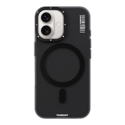 Apple iPhone 16 Kılıf M-safe Şarj Özellikli Youngkit Hidden Sand Serisi Kapak - Görsel 3
