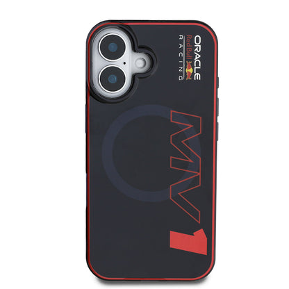 Apple iPhone 16 Kılıf Redbull Orjinal Lisanslı M-safe Şarj Özellikli Çift Katmanlı Sert PC Büyük Boy MV Kapak - Görsel 2