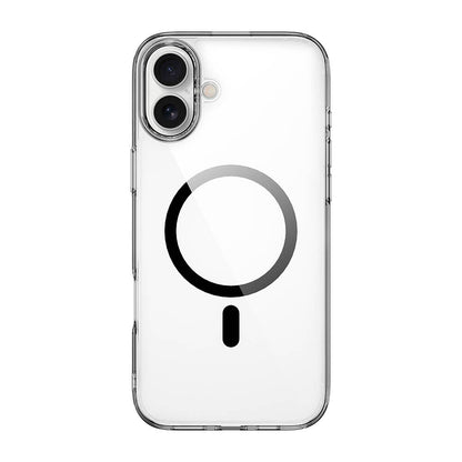 Apple iPhone 16 Kılıf Wiwu MCC-101 iShield Pro Serisi M-safe Şarj Özellikli Crystal Sert PC Kapak - Görsel 2