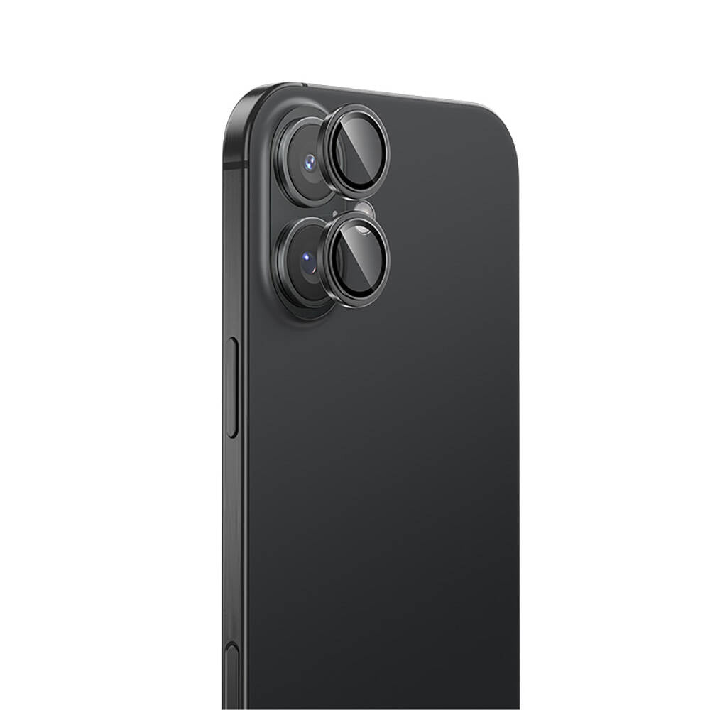 Apple iPhone 16 Plus Benks Parlama Önleyici Glass Warrior Metal Kamera Lens Koruyucu - Görsel 3