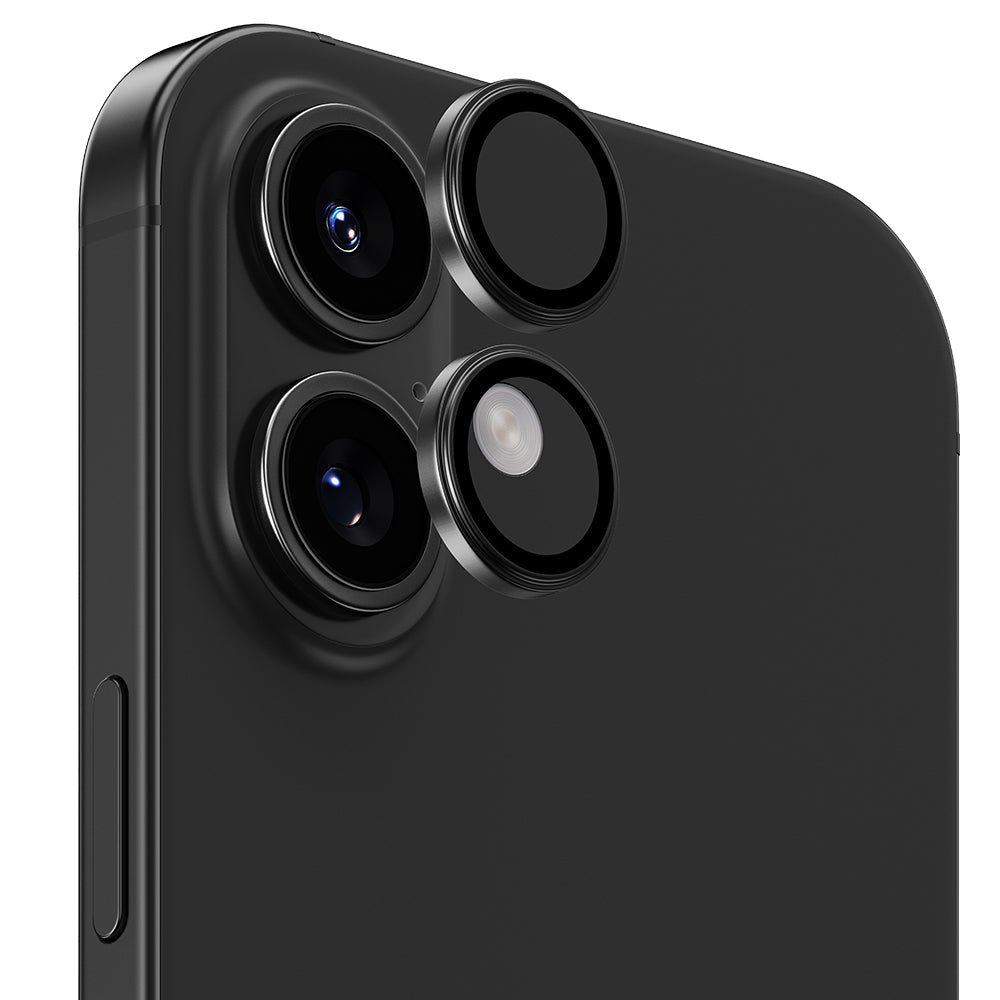 Apple iPhone 16 Plus Benks Parlama Önleyici Glass Warrior Metal Kamera Lens Koruyucu - Görsel 4