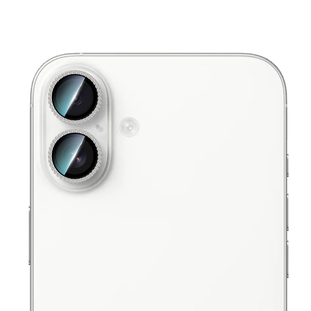 Apple iPhone 16 Plus CaseWorld Alloy Sparkling Diamond Serisi Taşlı Lens Koruyucu - Görsel 2